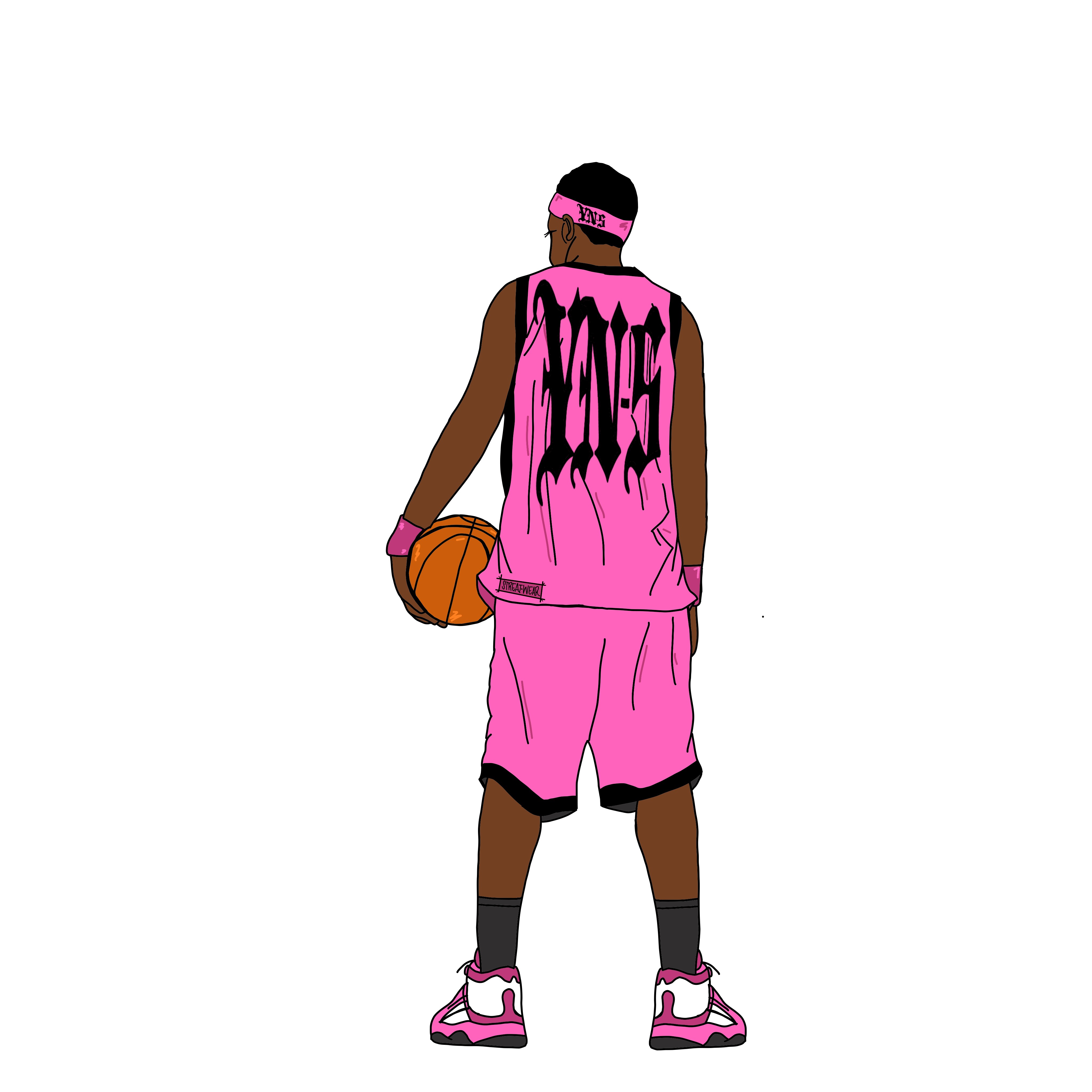 YN-S basketball graphic